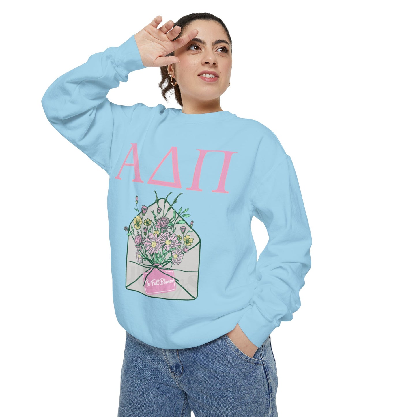 ALPHA DELTA PI FLOWER ENVELOPE Sweatshirt