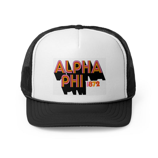 Alpha Phi Retro Trucker Caps