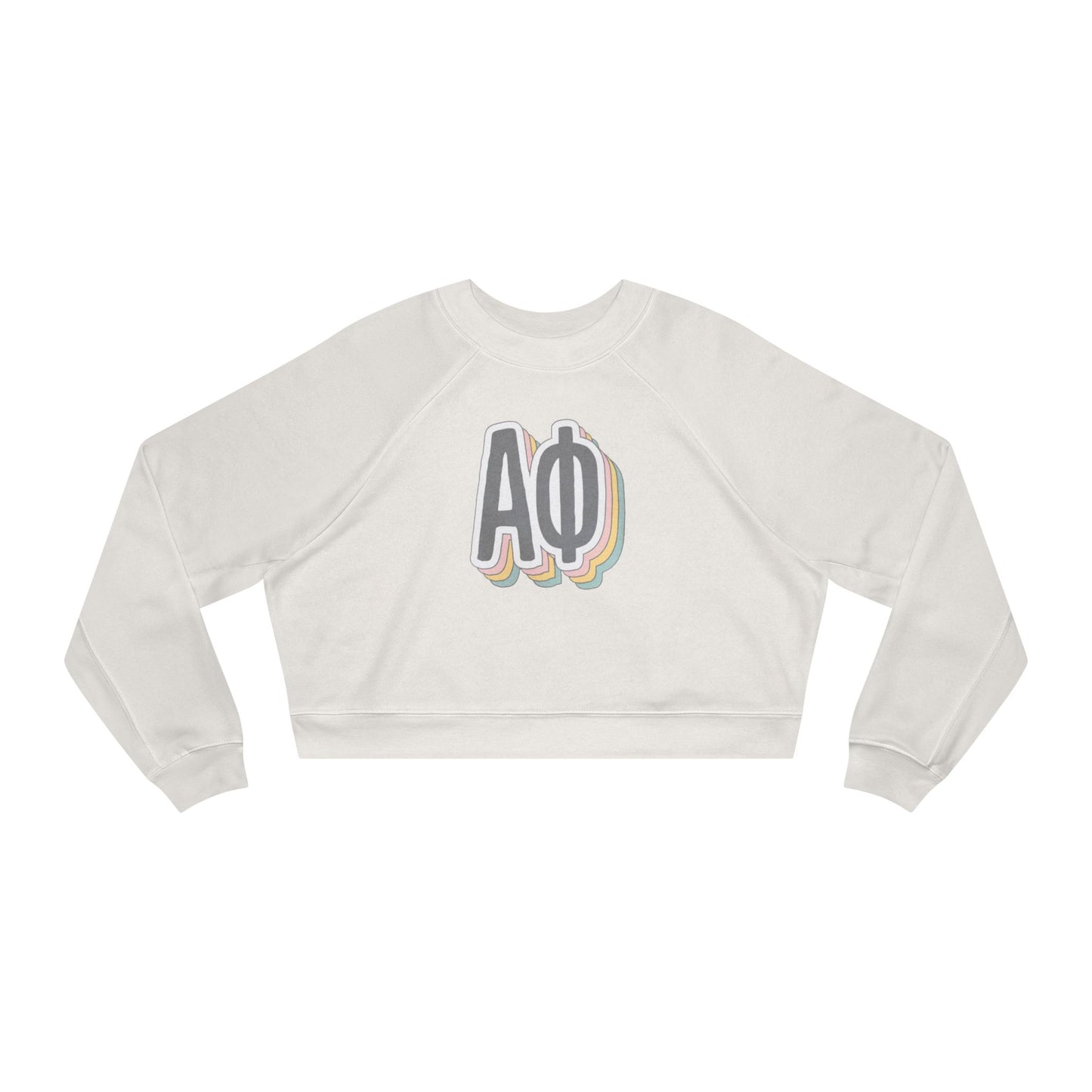 ALPHA PHI Women's Cropped Fleece Pullover