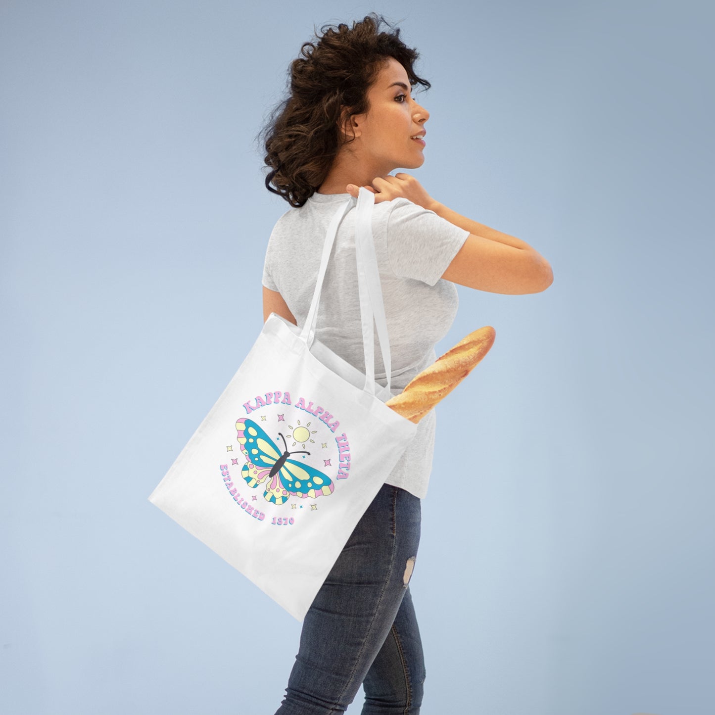 Kappa Alpha Theta Butterfly Tote Bag