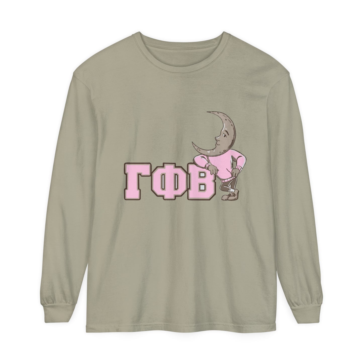 Pi Beta Phi Moon Man Long Sleeve T-Shirt