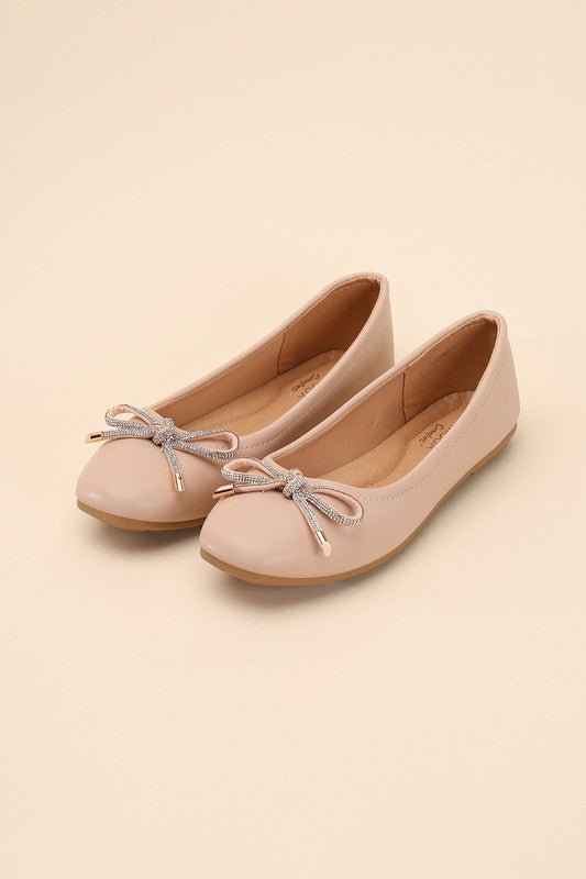 Dorothy Nude Bow Ballet Flats