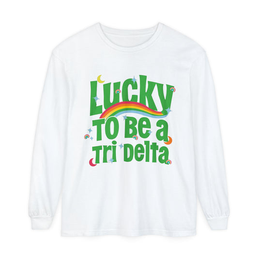 Tri Delta Lucky Long Sleeve T-Shirt