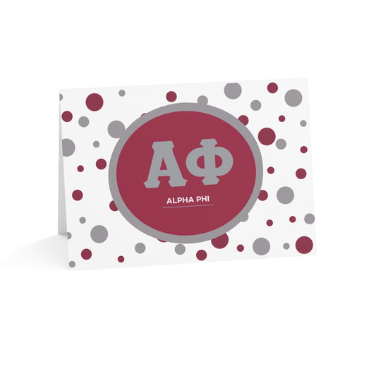 Alpha Phi Greeting Cards (1, 10, 30, and 50pcs)