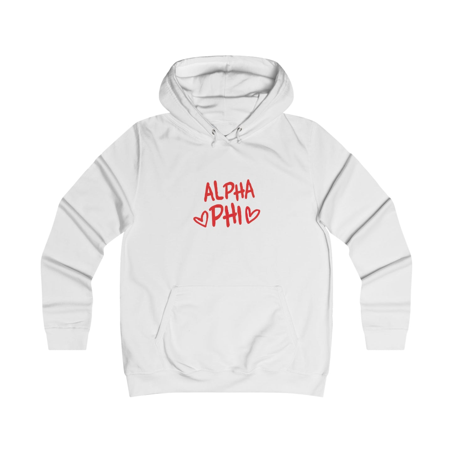 Alpha Phi Meal Ticket Girlie College Hoodie