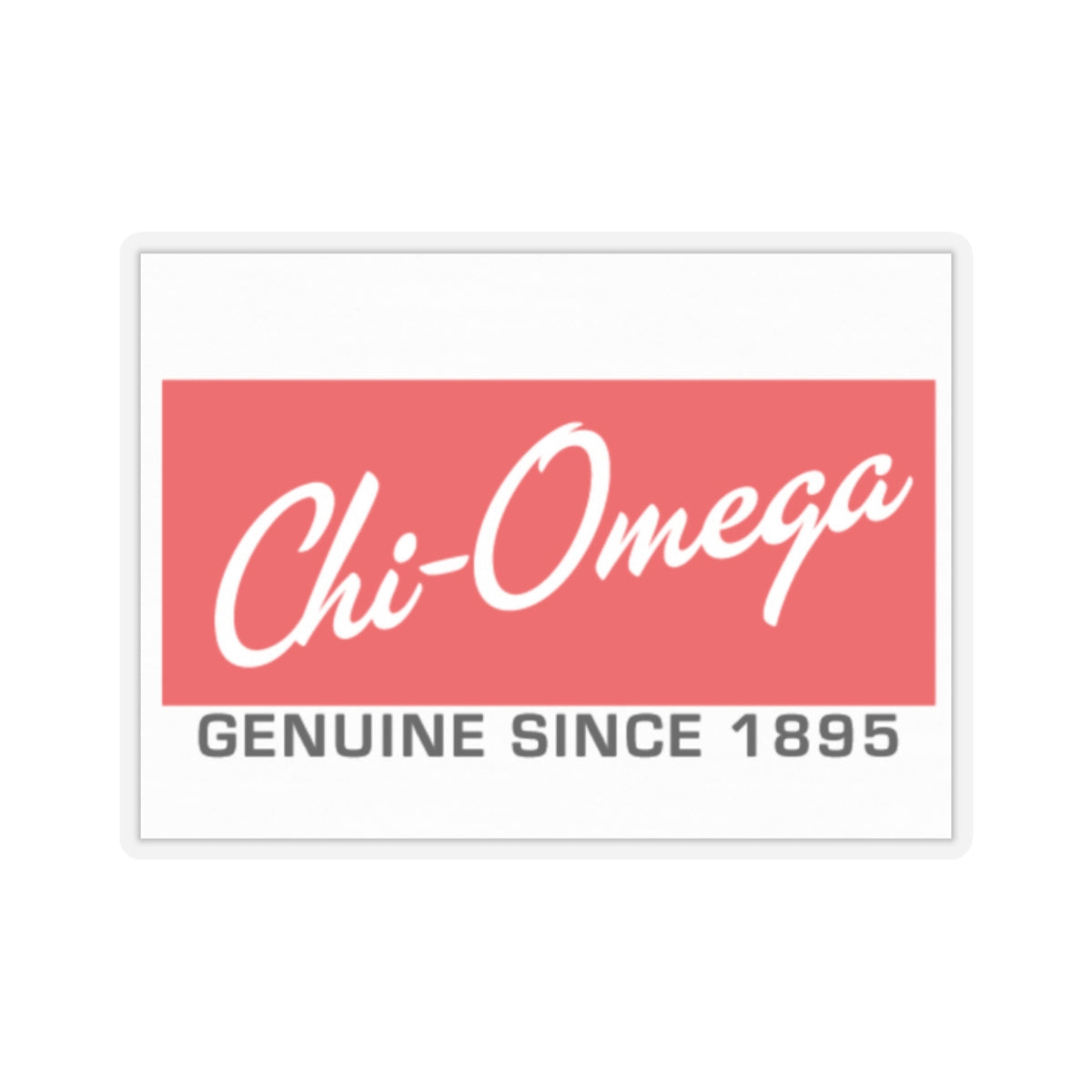 Chi Omega Ray Ban Stickers