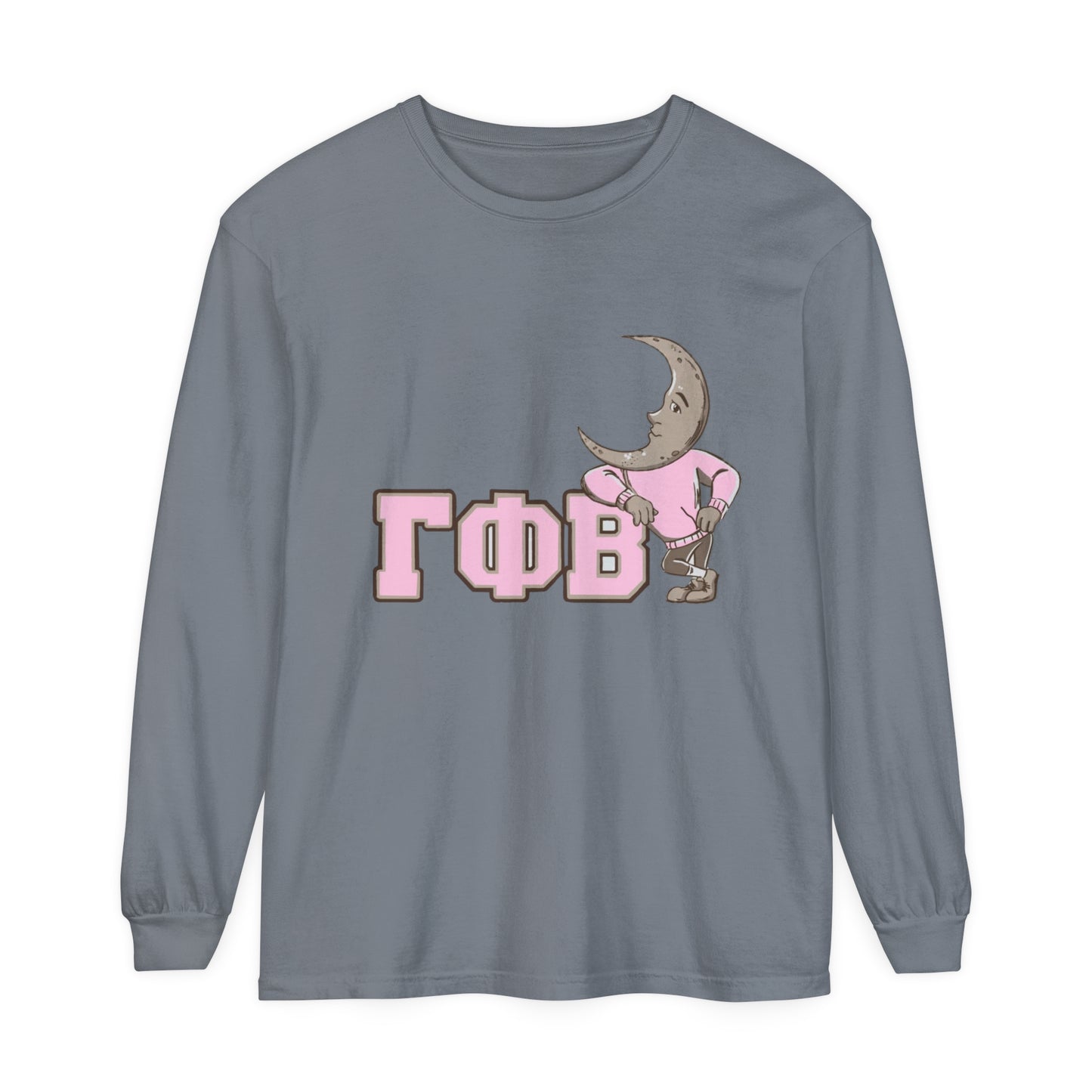 Pi Beta Phi Moon Man Long Sleeve T-Shirt