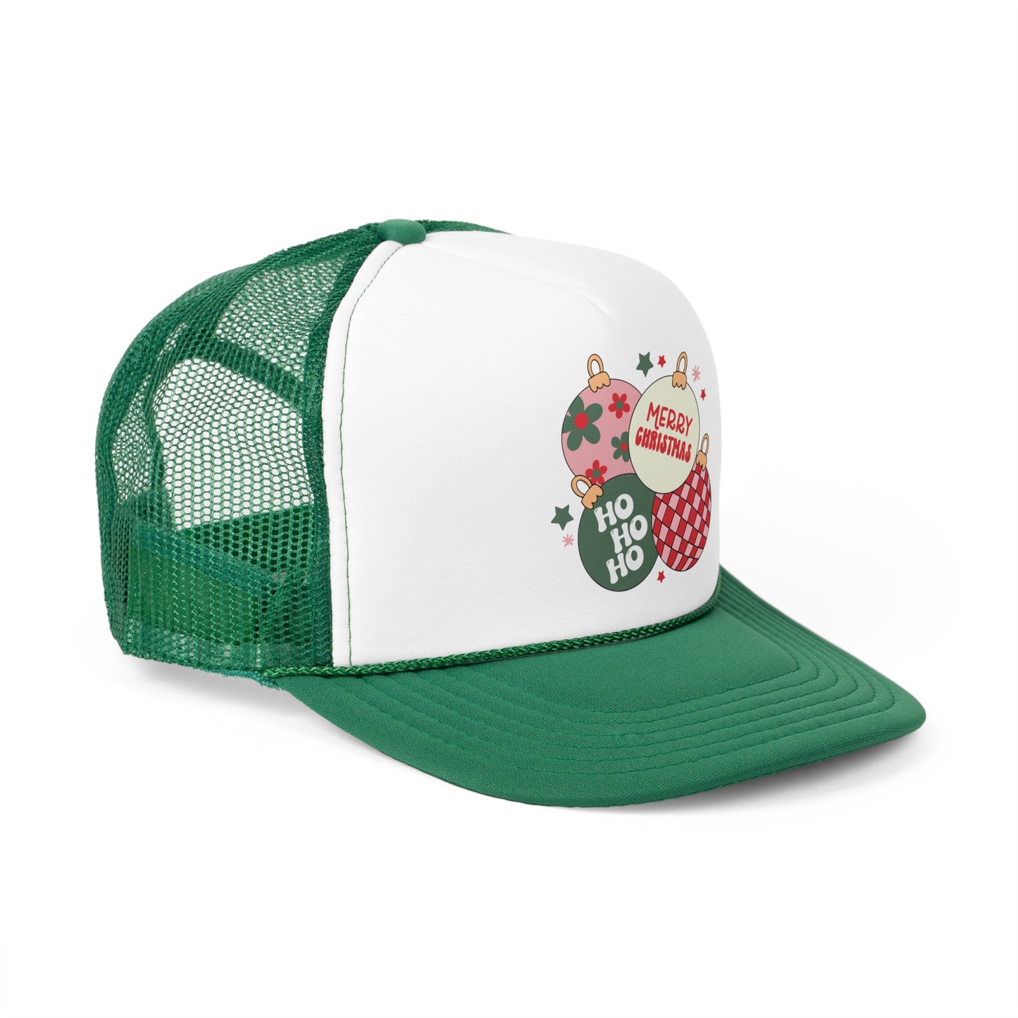 “Christmas Balls, “ Holiday Trucker Cap