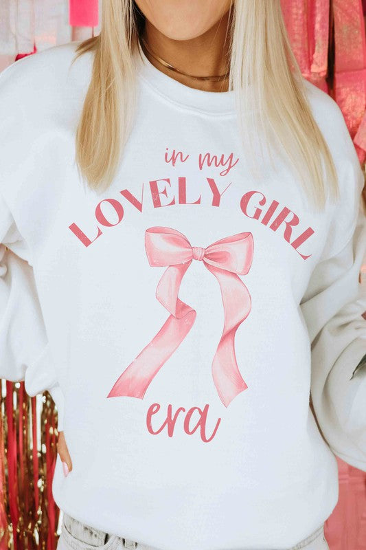 IN MY LOVELY GIRL ERA Valentine Graphic Sweatshirt