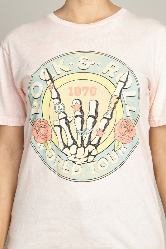 Rock & Roll World Tour Graphic Tee