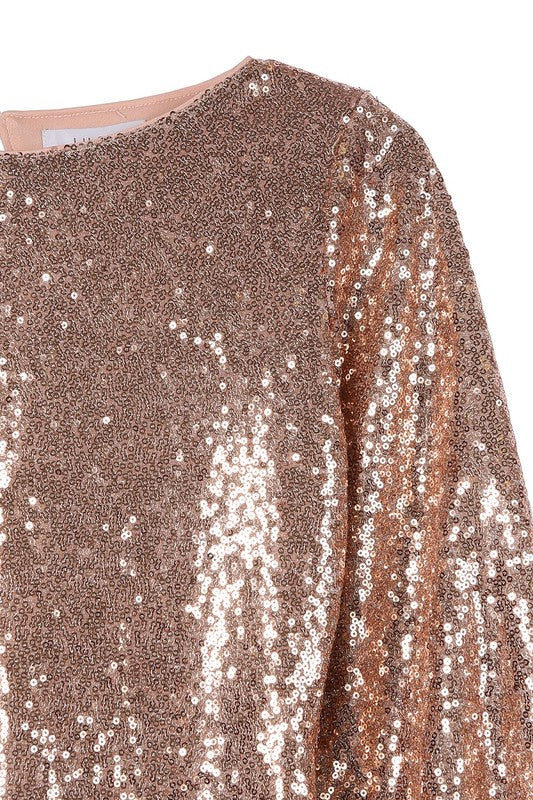 Let Her Shine Sequin mini dress