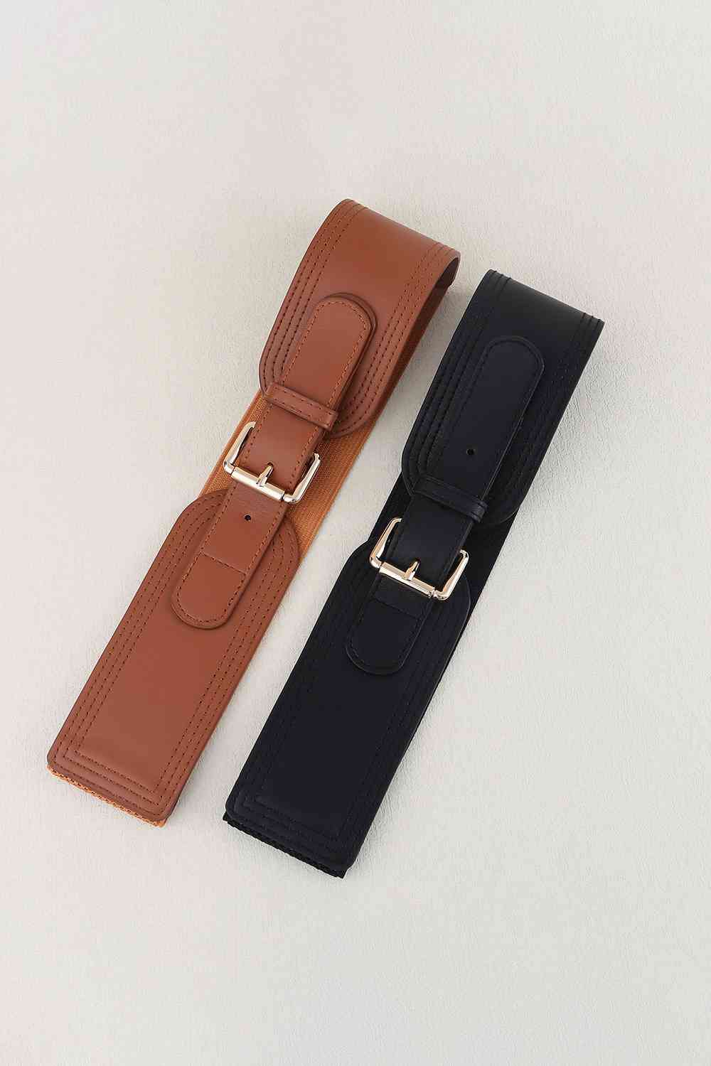 Elastic Wide PU Belt