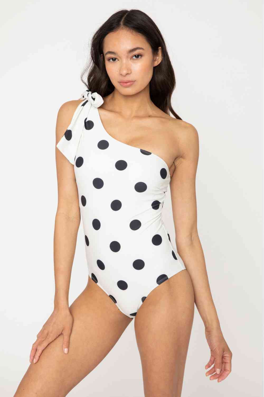 Spot On White One-Piece Swimsuit