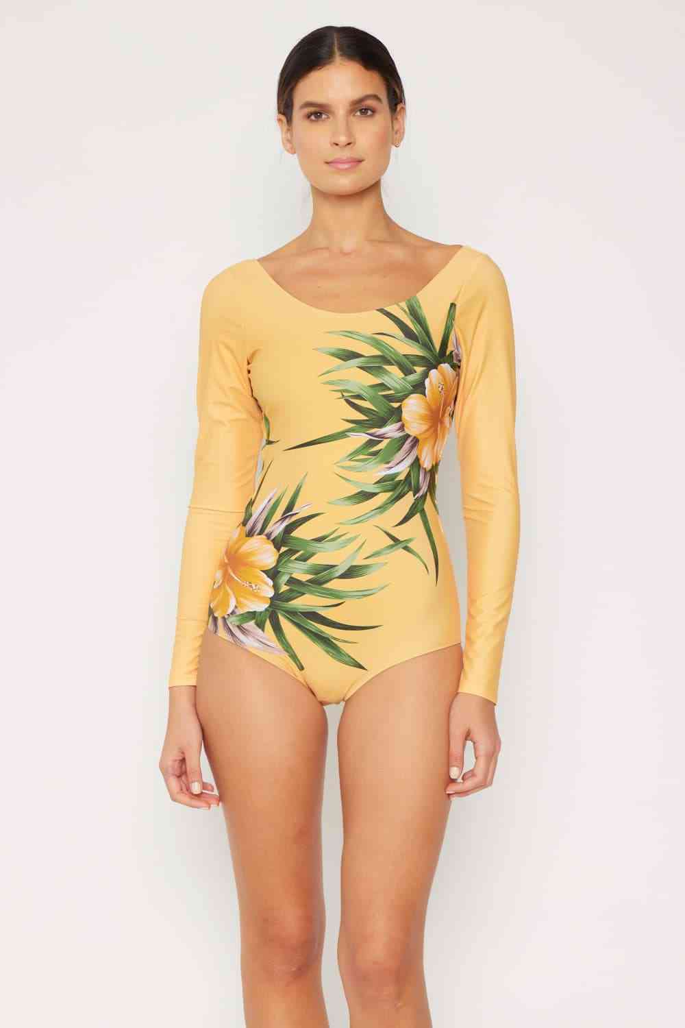 Cool Down Longsleeve One-Piece Swimsuit